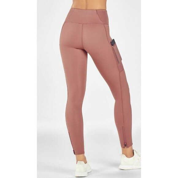 Fabletics Pink Trinity High-Waisted Utility Leggings Size Womens Extra Small - Picture 1 of 9